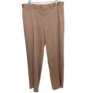 LL Bean Chino Pants Mens Size 35 Khaki Tan Business Casual Classic Fit 262551